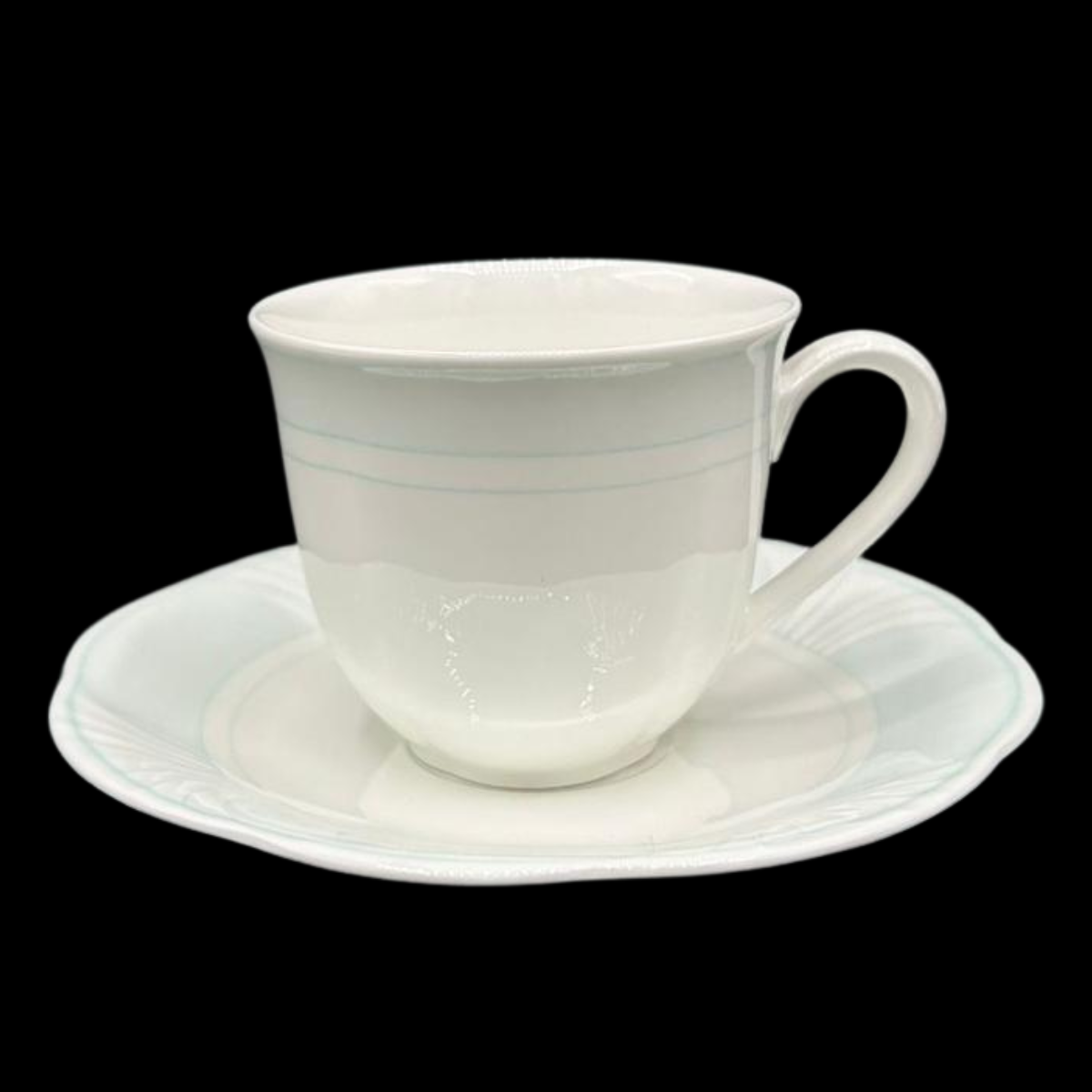Villeroy & Boch Delta: Mokkatasse / Espressotasse mit Unterteller (9416698003780)