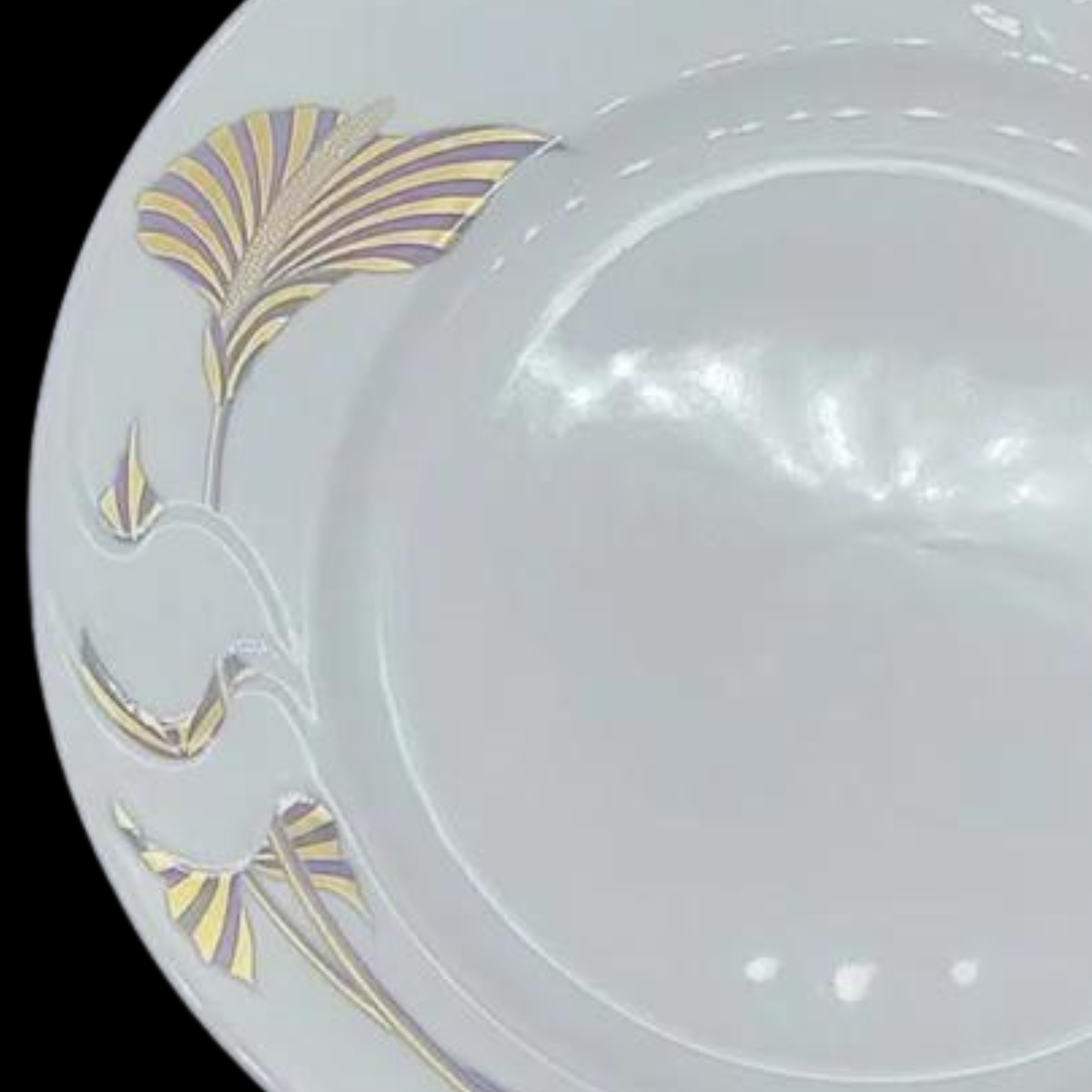 Rosenthal Asimmetria Goldblume: Kuchenteller / Frühstücksteller (7120995418249)