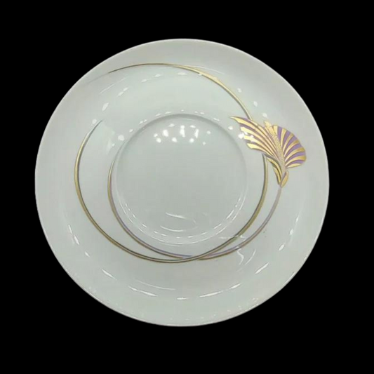 Rosenthal Asimmetria Goldblume: Unterteller / Untertasse (7120995745929)