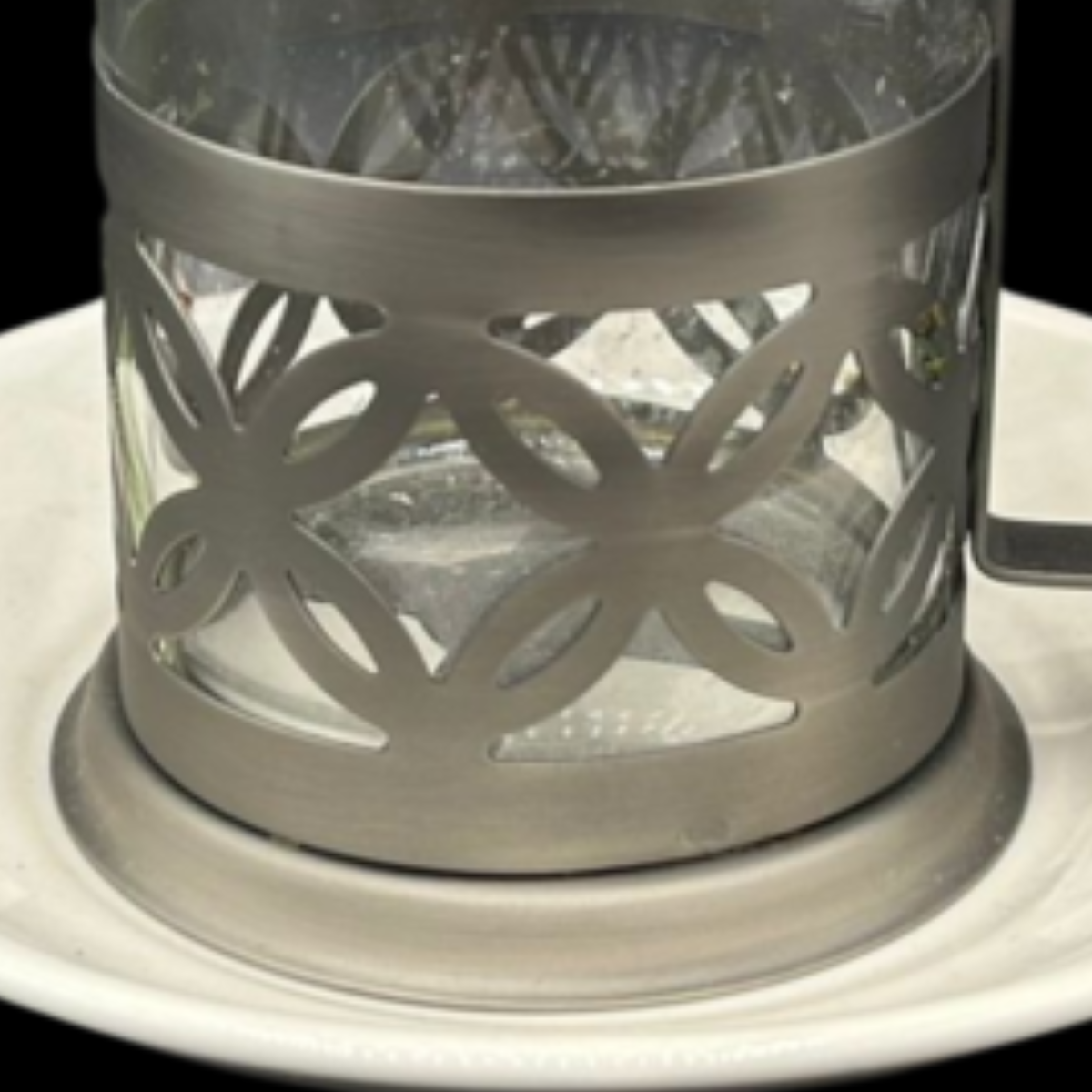 Villeroy & Boch Brasserie: Teetasse / Teeglas / Glas  mit Unterteller (9430423929156)