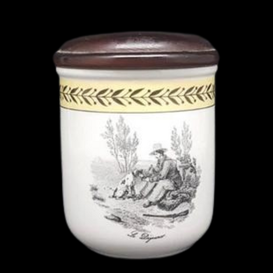 Villeroy & Boch Audun Ferme: Haushaltsdose / Vorratsdose mit Holzdeckel 9 cm (7120753918089)