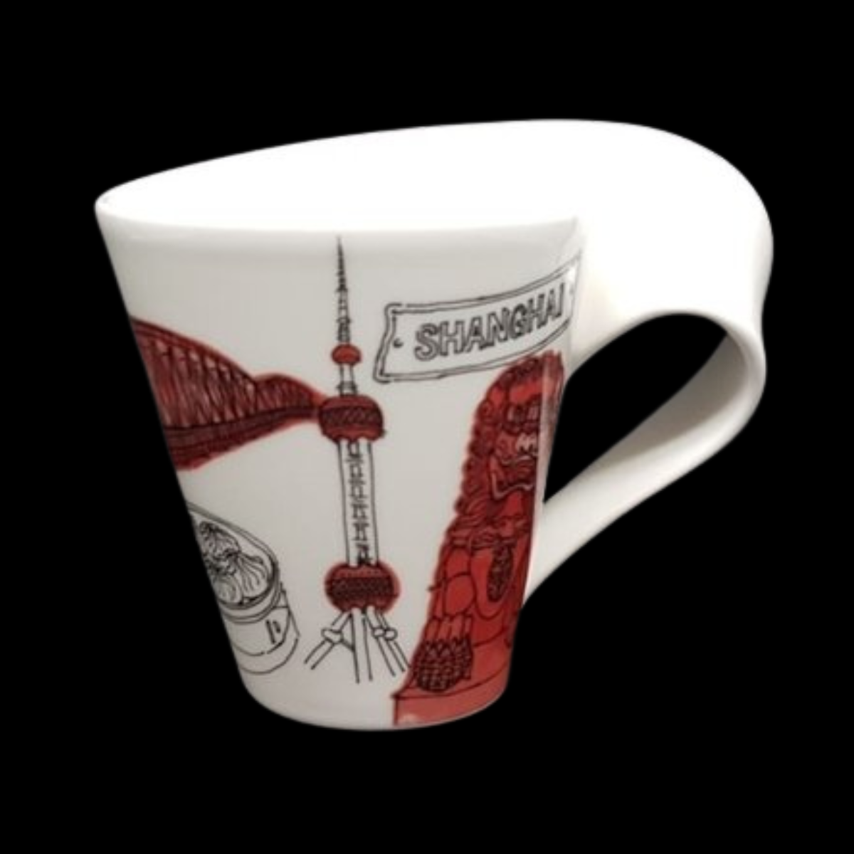 Villeroy & Boch New Wave: Kaffeebecher / Henkelbecher Shanghai (7120721346697)