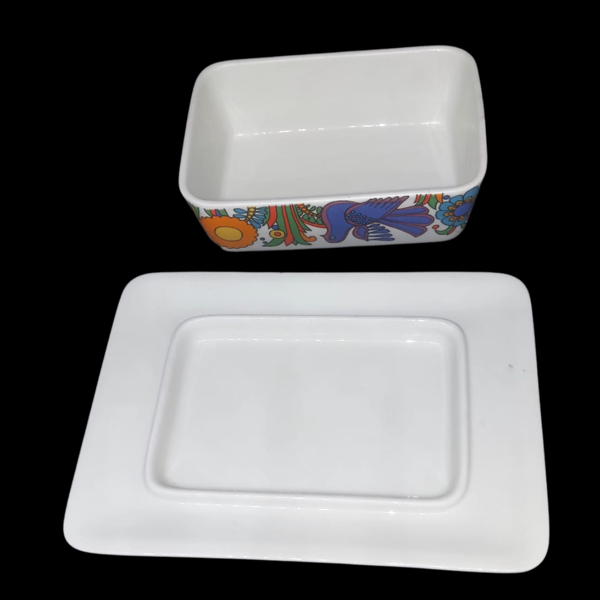 Villeroy & Boch  Acapulco: Butterdose, zweiteilig - Oberteil geklebt (8766508433732)