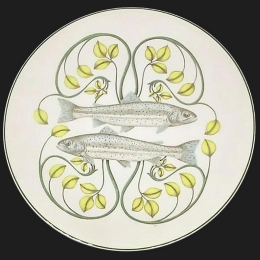 Villeroy & Boch Brownidge / Atlantic: Speiseteller / flacher Teller 27 cm Forelle (7120804741257)
