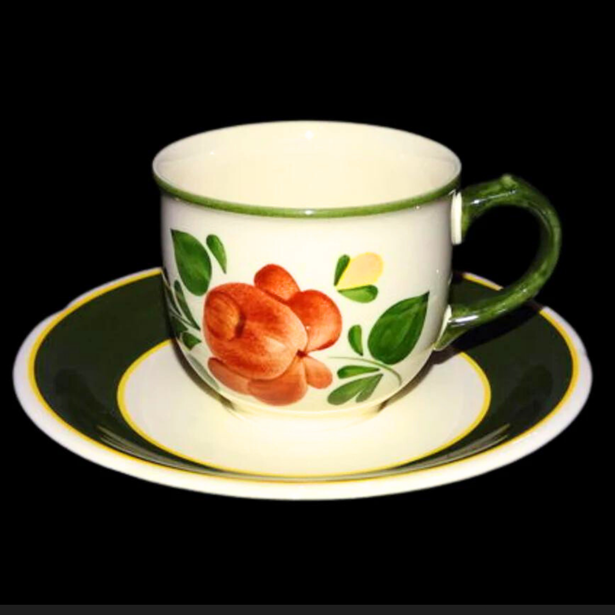 Villeroy & Boch Bauernblume: Kaffeetasse / Tasse mit Unterteller (7120772857993)