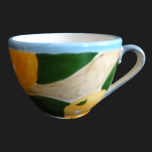 Villeroy & Boch Gallo Design Orange Garden: Jumbotasse / Tasse XL (7120908779657)