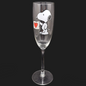 Sieger Design United Labels Flower Strip - Peanuts Best of Snoopy: Glas / Sektglas Pink Love (8984689017156)