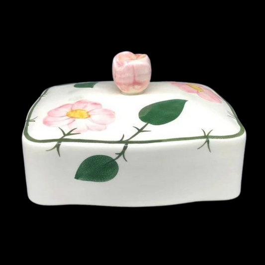 Villeroy & Boch Wildrose: Butterdosenoberteil / Oberteil Butterdose / Butterstülpe (7120998006921)