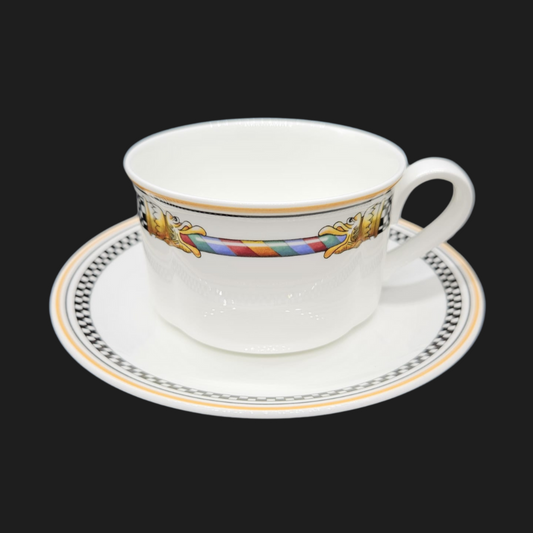 Villeroy & Boch Ornamento: Teetasse / Tasse mit Unterteller (8871213236548)