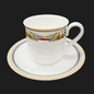 Villeroy & Boch Ornamento: Mokkatasse / Espressotasse mit Unterteller (8871226474820)