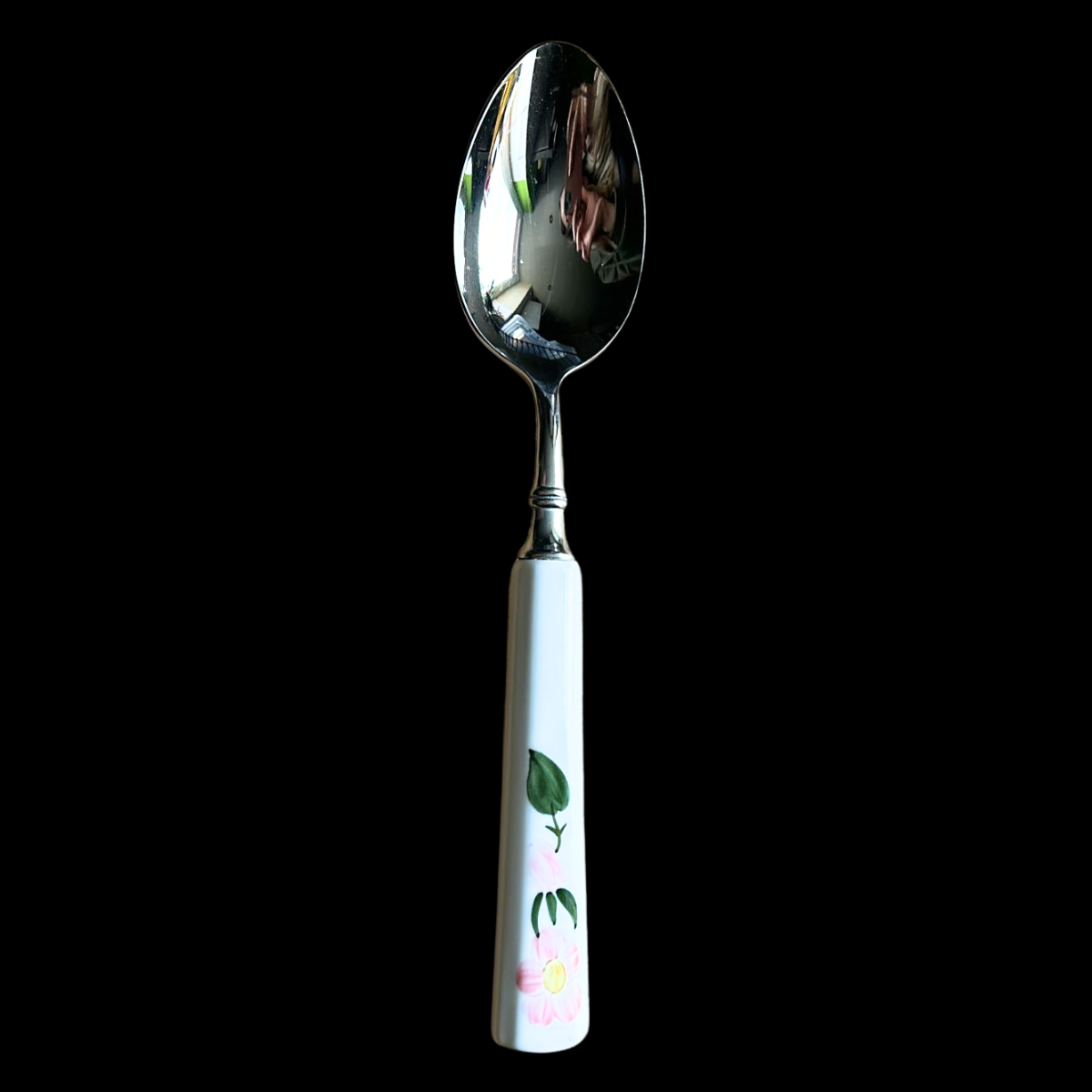 Villeroy & Boch Wildrose: Löffel / Suppenlöffel - neueres Modell (Besteck) - neu (9119405113668)