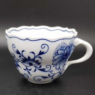 Meissen Zwiebelmuster: Kaffeetasse / Tasse (8583226884420)