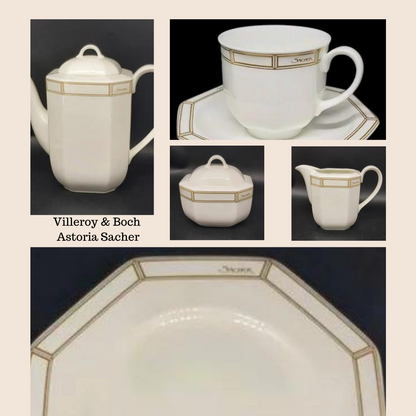 Villeroy & Boch Heinrich Astoria Sacher: Kaffeeservice für 6 Personen mit 21 Teilen - neu