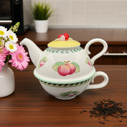 Villeroy & Boch French Garden: Tea for one / Teekanne mit Tasse - unbenutzt