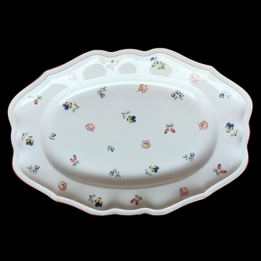 Villeroy & Boch Petite Fleur: Fleischplatte / Platte 36 cm Premium Porzellan (8659292717380)