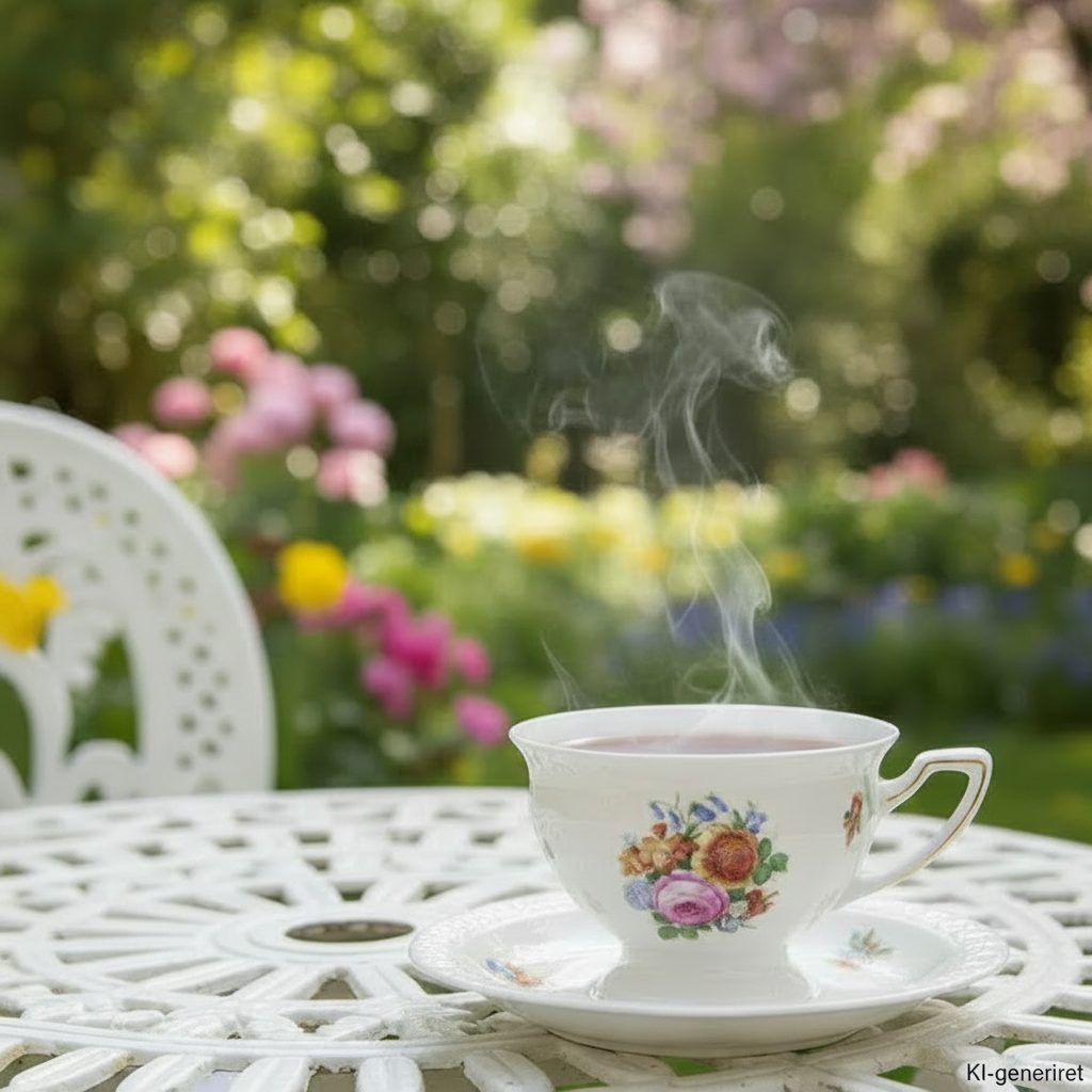 Rosenthal Maria Weiß Sommerstrauß: Teetasse / Tasse mit Unterteller