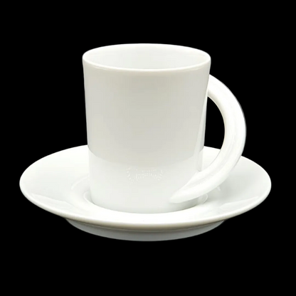 Rosenthal Studio Line Cupola Weiß: Kaffeetasse / Tasse mit Unterteller