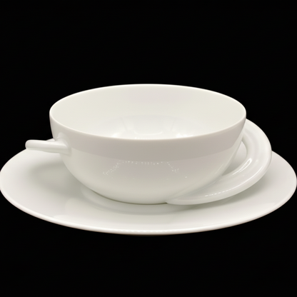 Rosenthal Studio Line Cupola Weiß: Suppentasse mit Unterteller
