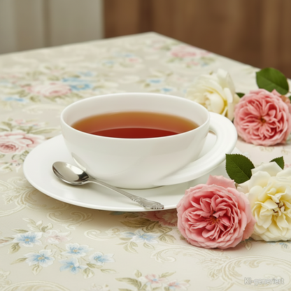 Rosenthal Studio Line Cupola Weiß: Teetasse / Tasse mit Unterteller