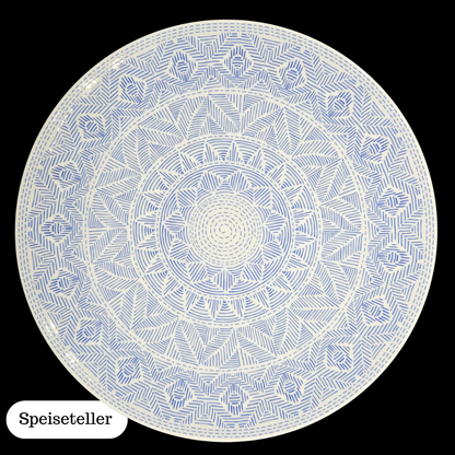 Villeroy & Boch Algo Blue: verschiedene Teller blau - neu (14917731418436)