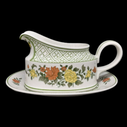 Villeroy & Boch Summerday: Sauciere mit kleiner Platte (zweiteilig) - Beschreibung (8554139386180)