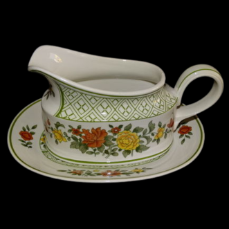 Villeroy & Boch Summerday: Sauciere mit kleiner Platte (zweiteilig) - Beschreibung (8554139386180)