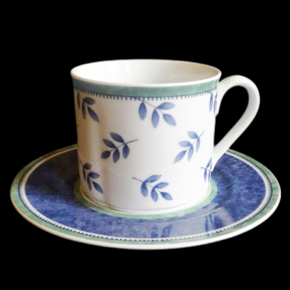 Villeroy & Boch Switch 3: Frühstückstasse / große Tasse mit Unterteller - neu (8909972537668)