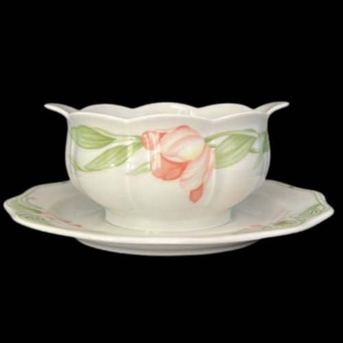 Villeroy & Boch Gallo Tulipa: Suppentasse mit Unterteller (8583251525956)