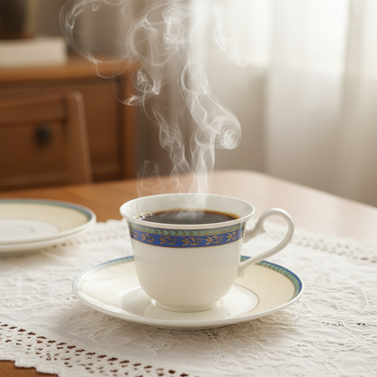 Villeroy & Boch Heinrich Villa Adriana: Kaffeetasse mit Unterteller