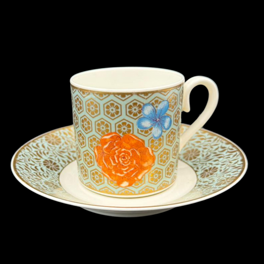 Villeroy & Boch Aures: Kaffeetasse / Tasse mit Unterteller (15158158393668)
