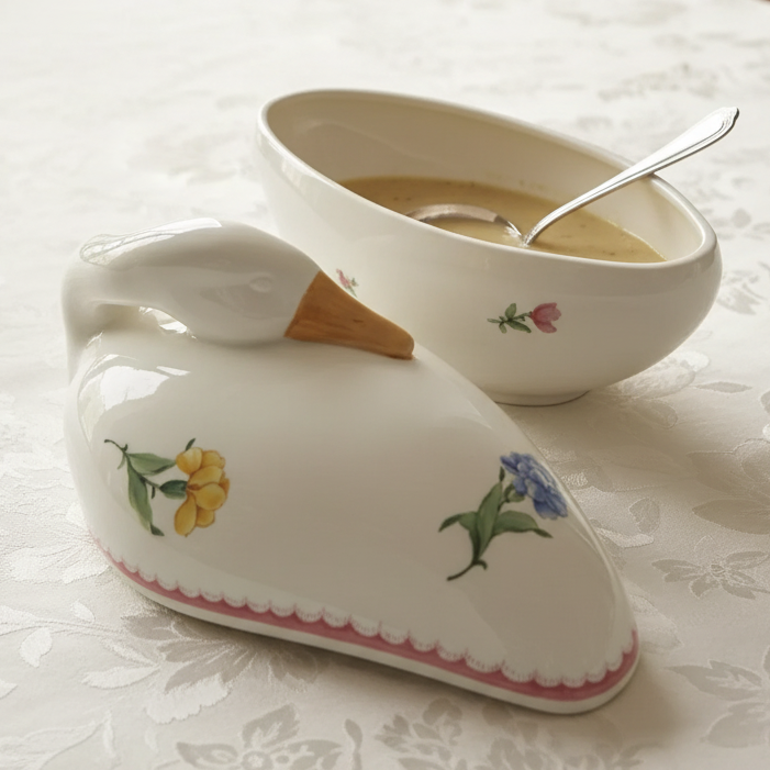 Villeroy & Boch Jardin d´alsace Village: Gans, groß / Terrine - zweiteilig