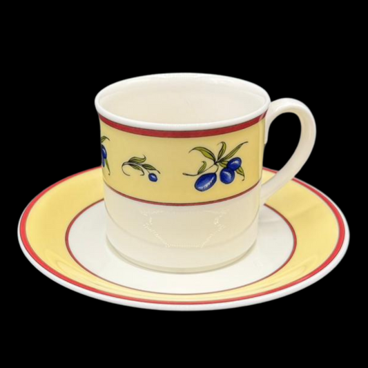 Villeroy & Boch Le Süd: Kaffeetasse / Tasse mit Unterteller (15249730928964)
