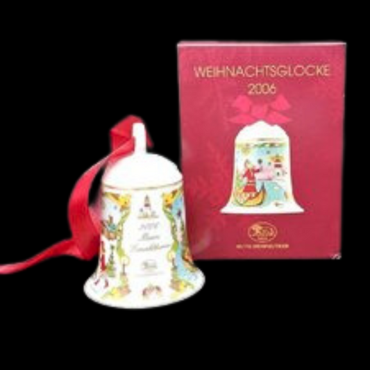 Hutschenreuther Weihnachtsglocke: 2006 Beim Leuchtturm - neu und in OVP (8545206829380)