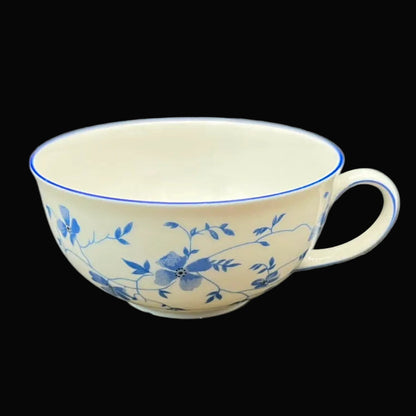 Arzberg Blaublüte: Teetasse niedrig / Tasse mit Unterteller