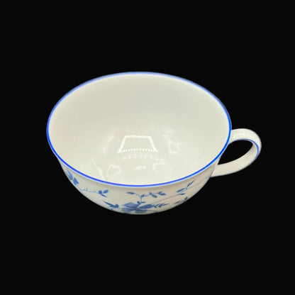 Arzberg Blaublüte: Teetasse niedrig / Tasse mit Unterteller