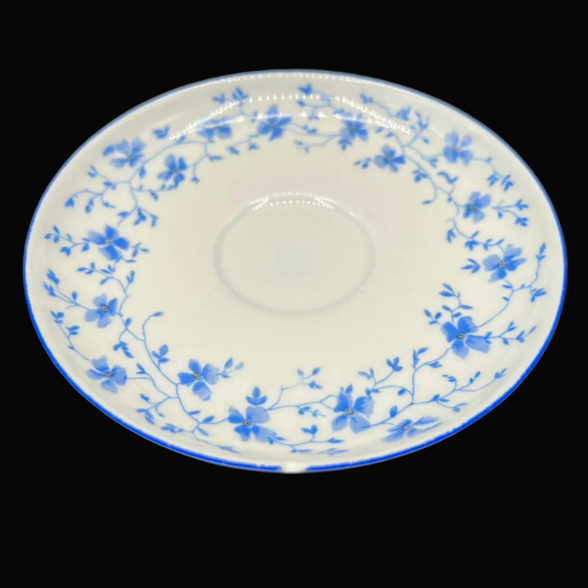 Arzberg Blaublüte: Teetasse niedrig / Tasse mit Unterteller