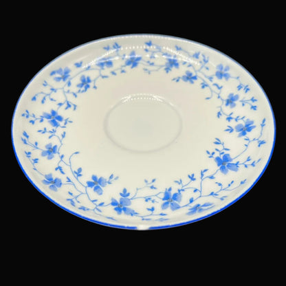 Arzberg Blaublüte: Teetasse niedrig / Tasse mit Unterteller