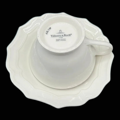 Villeroy & Boch Country Heritage: Jumbotasse / Frühstückstasse / Cappuccinotasse mit Unterteller - neu
