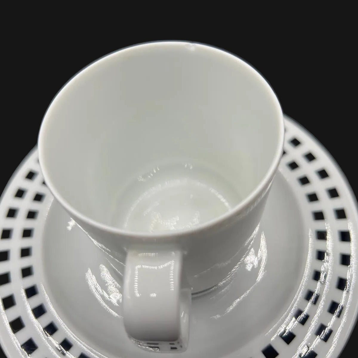Rosenthal Il Faro Finestra: Kaffeetasse / Tasse mit Unterteller - Aldo Rossi (siehe Beschreibung)