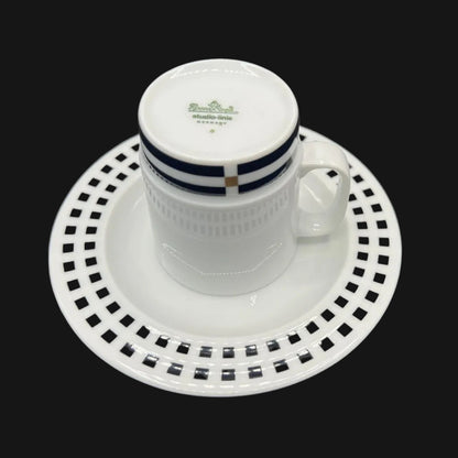 Rosenthal Il Faro Finestra: Kaffeetasse / Tasse mit Unterteller - Aldo Rossi (siehe Beschreibung)
