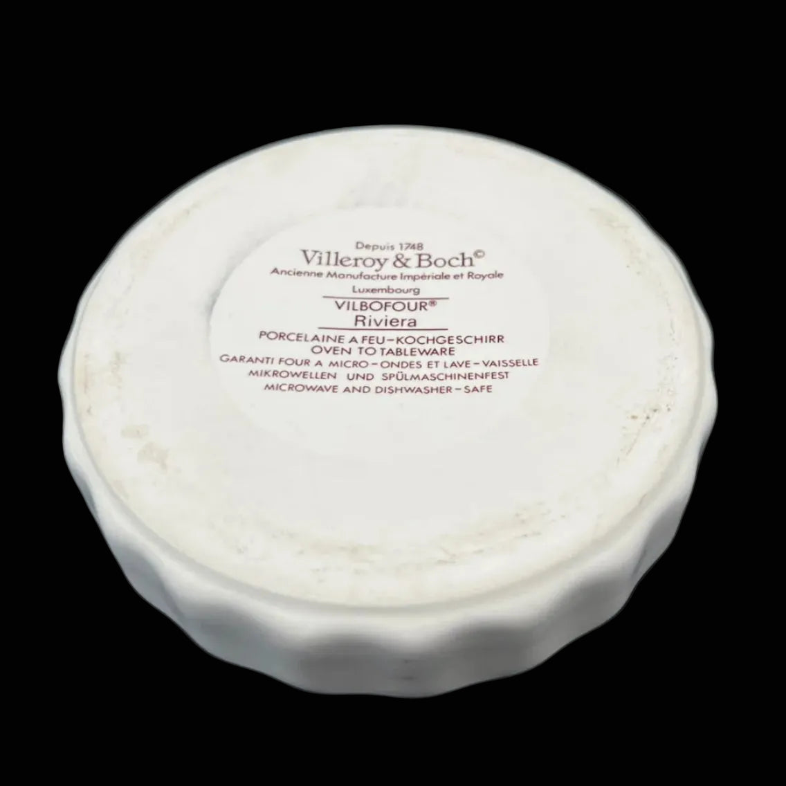 Villeroy & Boch Riviera: Quicheform / runde Auflaufform - klein