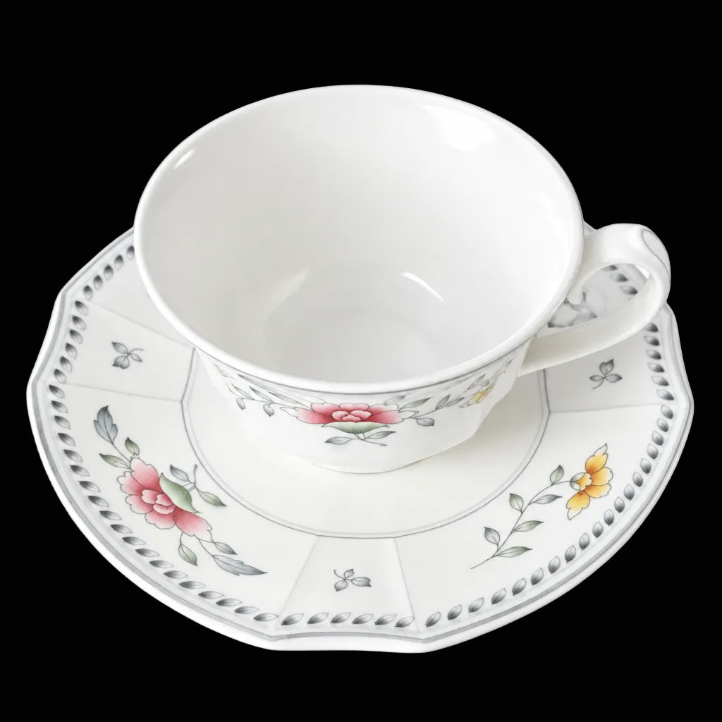 Villeroy & Boch Nanking: Teetasse / Tasse mit Unterteller