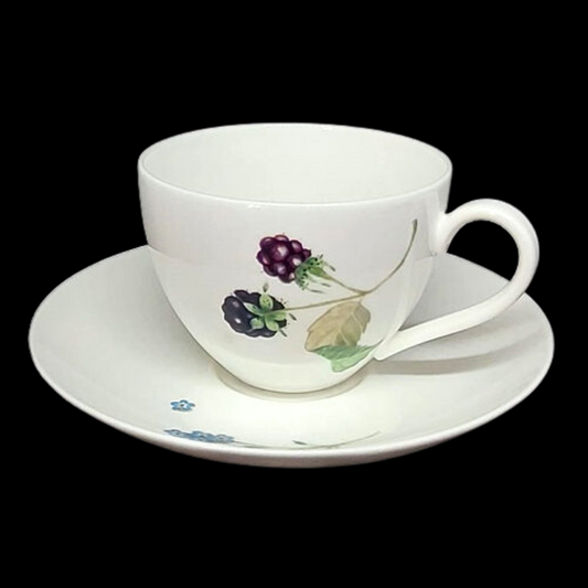 Villeroy & Boch Wildberries: Kaffeetasse / Tasse mit Unterteller - neu (8646734020932)