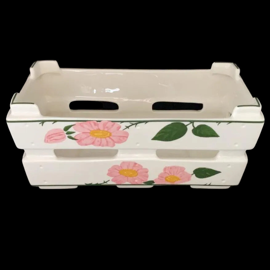 Villeroy & Boch Wildrose: Korb / Körbchen / Blumenkorb / Kräuterkorb aus Porzellan