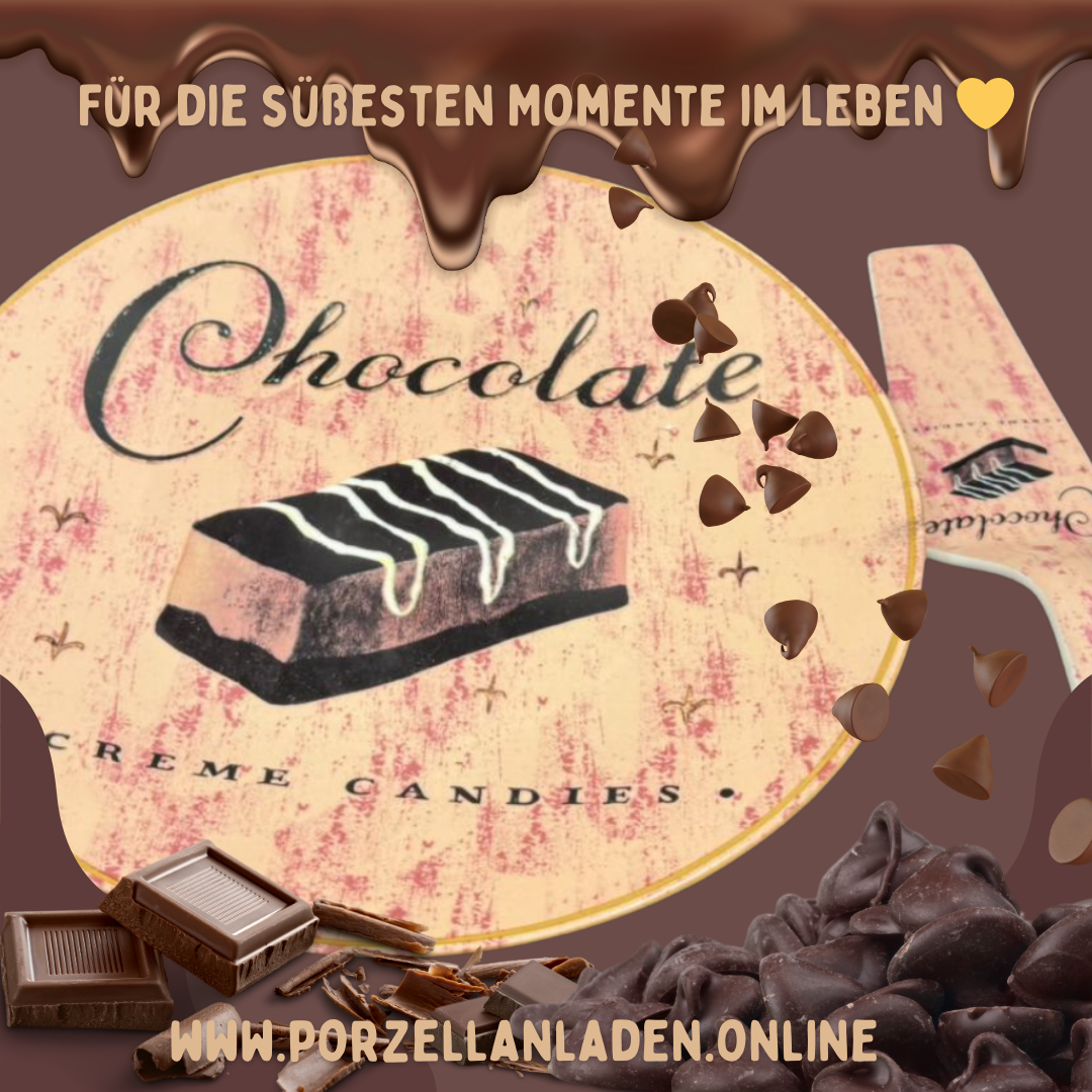 Tortenplatte mit passendem Tortenheber, zweiteilges Set - Chocolate (15249697800516)
