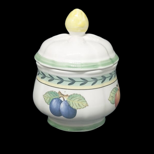 Villeroy & Boch French Garden: Zuckerdose / Marmeladedose Fleurence mit Deckel (7121082712201)