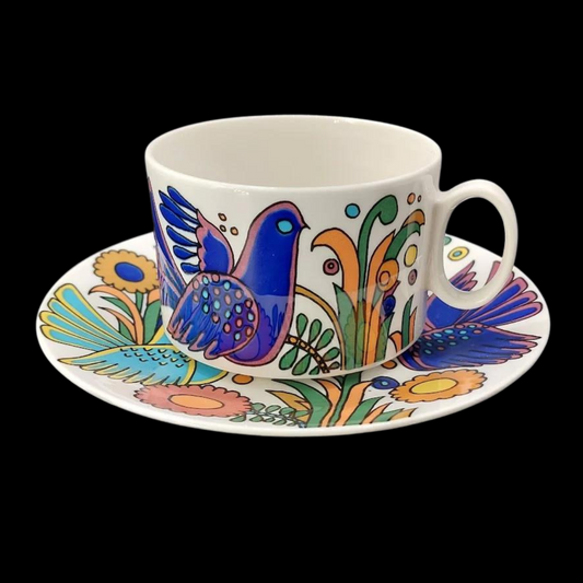 Villeroy & Boch Acapulco: Teetasse / Tasse mit Unterteller - neuer Stempel (7120701390985)