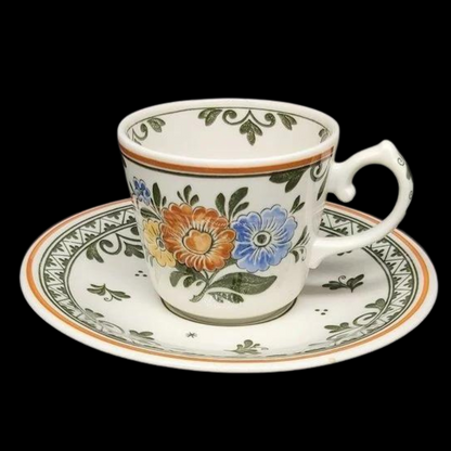 Villeroy & Boch Alt Amsterdam: Kaffeetasse / Tasse mit Unterteller - neu (7120749559945)