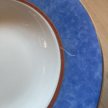 Villeroy & Boch Madeleine: Suppenteller / tiefer Teller - Kratzer bleu-ciel