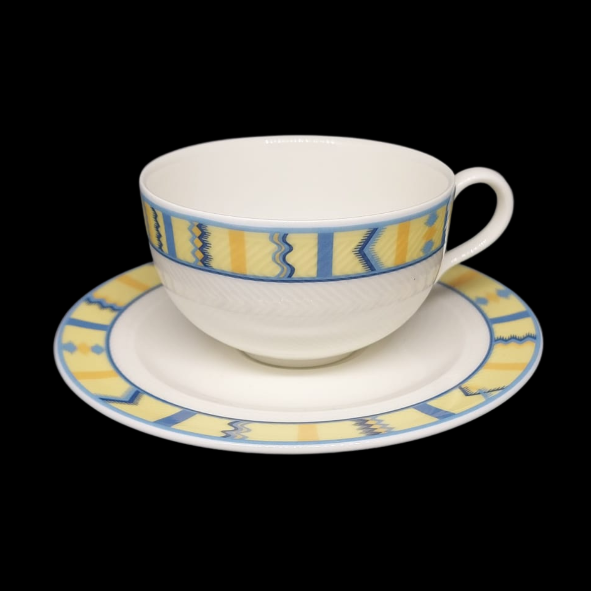 Villeroy & Boch Bali Look: Kaffeetasse / Tasse mit Unterteller (8799578915140)